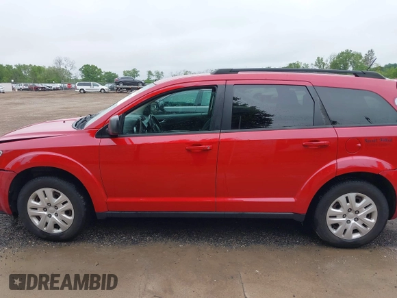 2017 Dodge Journey SE z VIN 3C4PDCAB5HT507673, wystawiony jako IAAI lot #42348007 z przebiegiem 115 918 mil mil oraz . Historia ofert i sprzedaży dostępna na DreamBid. Obrazek 14.