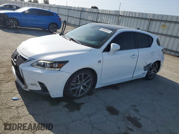 2015 Lexus CT 200h with VIN JTHKD5BH7F2213553, listed as a Copart auction lot 59564645 with 140,475 mi miles and Salvage title. Bid and sale history available at DreamBid. Image 1.