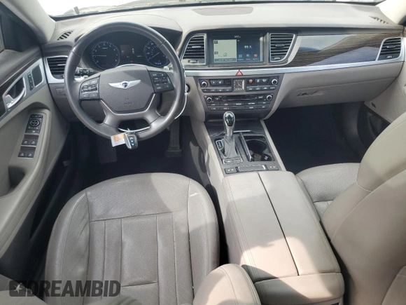 2016 Hyundai Genesis 3.8L with VIN KMHGN4JE5GU132610, listed as a Copart auction lot 67592854 with 80,424 mi miles and Salvage Title. Bid and sale history available at carsss.com. Image 8.