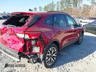 2020 Ford Escape SE Sport Hybrid with VIN 1FMCU0BZ1LUB50043, listed as a IAAI auction lot 41688056 with 37,898 mi miles and . Bid and sale history available at carsss.com. Image 4.