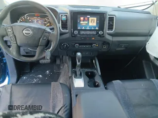 2024 Nissan Frontier SV with VIN 1N6ED1FKXRN650413, listed as a Copart auction lot 43301515 with 7,991 mi miles and Salvage title. Bid and sale history available at DreamBid. Image 8.