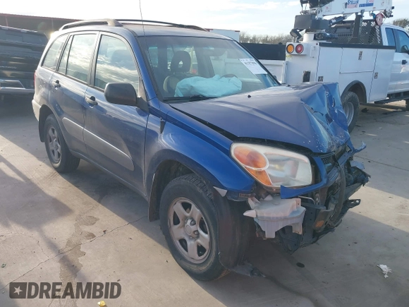 2005 Toyota RAV4 with VIN JTEHD20V250039478, listed as a IAAI auction lot 41357896 with 186,008 mi miles. Bid and sale history available at carsss.com. Image 1.