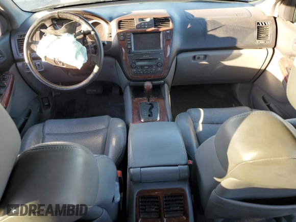 2003 Acura MDX Touring Pkg w/Navigation System with VIN 2HNYD18843H538993, listed as a Copart auction lot 45038085 with 259,754 mi miles and Salvage Title. Bid and sale history available at carsss.com. Image 8.