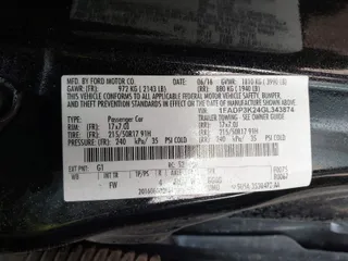 2016 Ford Focus SE with VIN 1FADP3K24GL343874, listed as a IAAI auction lot 41803724 with 110,892 mi miles. Bid and sale history available at carsss.com. Image 9.