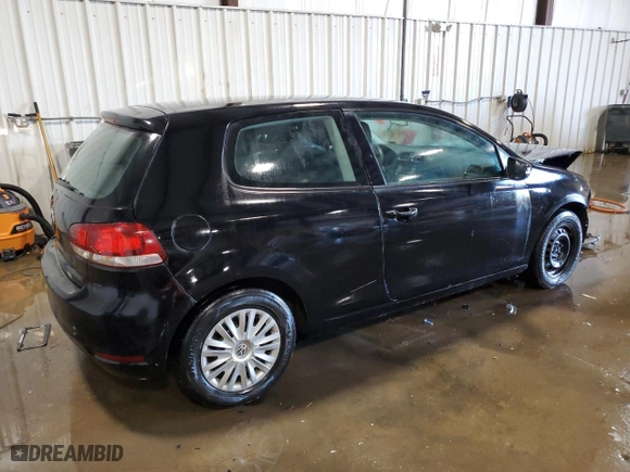 2010 Volkswagen Golf with VIN WVWBB7AJ1AW205473, listed as a Copart auction lot 88213325 with 0 mi miles and Salvage Title. Bid and sale history available at carsss.com. Image 3.