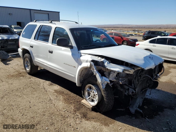 1998 Dodge Durango with VIN 1B4HS28Z7WF216538, listed as a Copart auction lot 82861904 with 193,446 mi miles and Salvage Title. Bid and sale history available at carsss.com. Image 4.