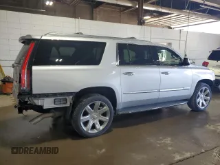 2019 Cadillac Escalade ESV Luxury with VIN 1GYS4HKJ9KR159805, listed as a Copart auction lot 54040405 with 89,302 mi miles and Salvage title. Bid and sale history available at DreamBid. Image 3.