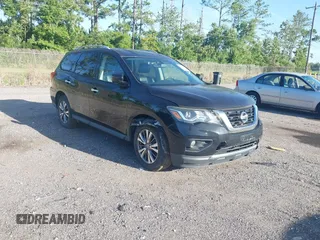 2018 Nissan Pathfinder SV with VIN 5N1DR2MM7JC628861, listed as a IAAI auction lot 42756498 with 117,979 mi miles and . Bid and sale history available at DreamBid. Image 1.