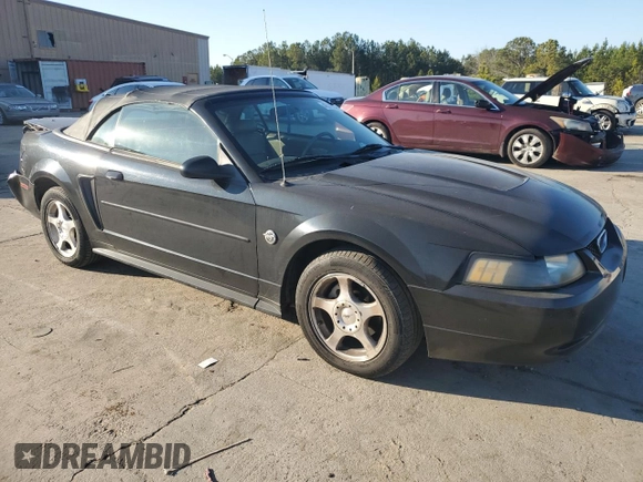 2004 Ford Mustang Deluxe with VIN 1FAFP44664F208419, listed as a Copart auction lot 46318695 with 151,942 mi miles and Salvage Title. Bid and sale history available at carsss.com. Image 4.