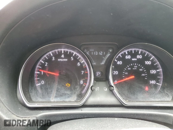 2016 Nissan Versa S Plus with VIN 3N1CN7AP7GL887227, listed as a Copart auction lot 53118615 with 113,121 mi miles and Salvage Title. Bid and sale history available at carsss.com. Image 9.