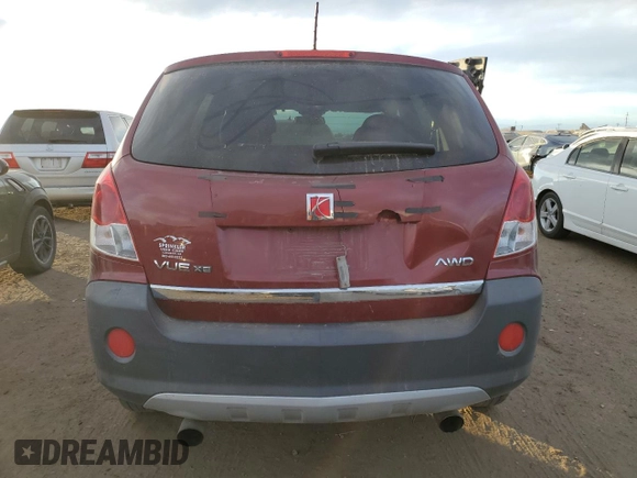 2009 Saturn VUE XE with VIN 3GSDL43N79S611791, listed as a Copart auction lot 84704624 with 212,666 mi miles and Salvage Title. Bid and sale history available at carsss.com. Image 6.