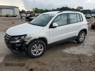 2017 Volkswagen Tiguan S с VIN WVGAV7AX2HK001687, выставлен на аукционе Copart как лот 53949645 с пробегом 54 603 миль миль и Списание • Salvage title. История ставок и продаж доступна на DreamBid. Изображение 1.