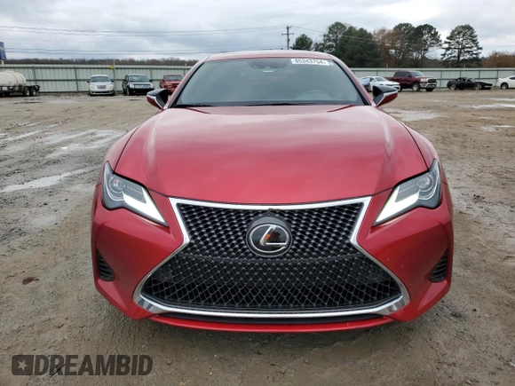 2022 Lexus RC 350 z VIN JTHDZ5BC0N5026263, wystawiony jako Copart lot #85343754 z przebiegiem 26 287 mil mil oraz Szkoda całkowita • Salvage title. Historia ofert i sprzedaży dostępna na DreamBid. Obrazek 5.
