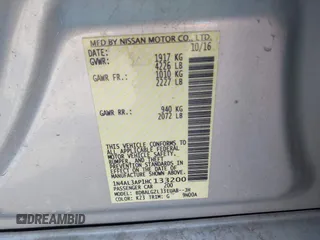 2017 Nissan Altima SV with VIN 1N4AL3AP1HC133200, listed as a IAAI auction lot 41996708 with 80,196 mi miles and . Bid and sale history available at carsss.com. Image 9.