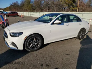 2023 Mercedes-Benz E 350 with VIN W1KZF8EB8PB168018, listed as a Copart auction lot 45576155 with 10,263 mi miles and Salvage Title. Bid and sale history available at DreamBid. Image 1.