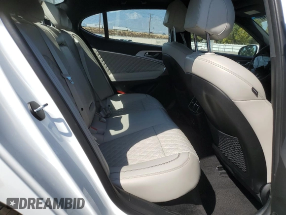 2023 Genesis G70 3.3T with VIN KMTG54TE3PU124511, listed as a Copart auction lot 74132184 with 2,534 mi miles and Salvage Title. Bid and sale history available at DreamBid. Image 10.