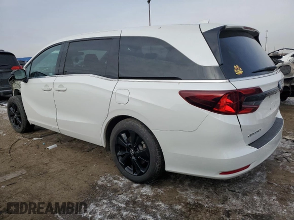 2023 Honda Odyssey Sport with VIN 5FNRL6H74PB069353, listed as a Copart auction lot 44783665 with 12,202 mi miles and Salvage Title. Bid and sale history available at carsss.com. Image 2.