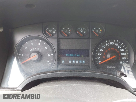 2010 Ford F-150 XL with VIN 1FTEX1EW1AFB90443, listed as a IAAI auction lot 41955720 with 184,104 mi miles. Bid and sale history available at carsss.com. Image 7.