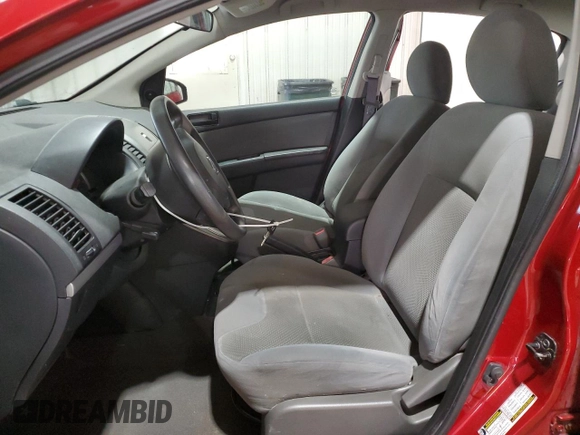 2010 Nissan Sentra S with VIN 3N1AB6APXAL626174, listed as a Copart auction lot 54505205 with 101,040 mi miles and Salvage Title. Bid and sale history available at carsss.com. Image 7.