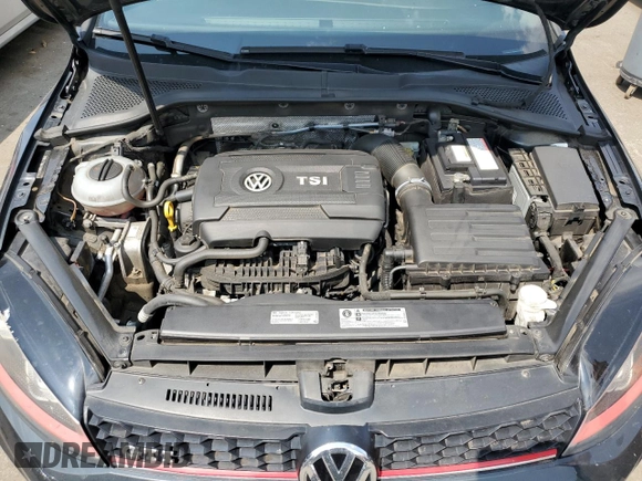 2017 Volkswagen Golf GTI S with VIN 3VW4T7AU4HM073347, listed as a Copart auction lot 67184454 with 76,173 mi miles and Salvage Title. Bid and sale history available at carsss.com. Image 11.