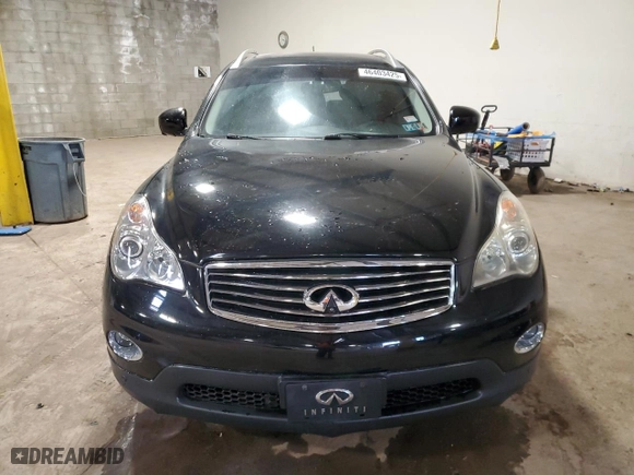 2012 Infiniti EX35 Journey with VIN JN1AJ0HR6CM453527, listed as a Copart auction lot 46403425 with 0 mi miles and Salvage Title. Bid and sale history available at carsss.com. Image 5.