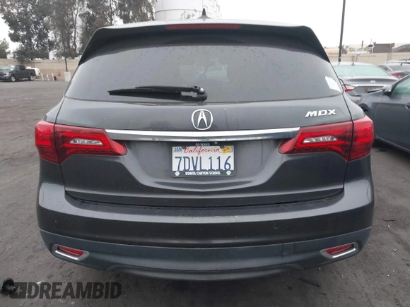 2014 Acura MDX with VIN 5FRYD3H27EB009798, listed as a IAAI auction lot 41884852 with 124,318 mi miles. Bid and sale history available at carsss.com. Image 17.