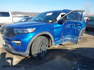 2020 Ford Explorer ST with VIN 1FM5K8GC4LGB77222, listed as a IAAI auction lot 41214310 with 1 mi miles. Bid and sale history available at carsss.com. Image 19.