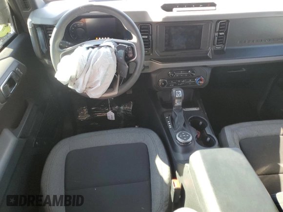 2021 Ford Bronco with VIN 1FMEE5DP9MLA89837, listed as a Copart auction lot 87672995 with 27,341 mi miles and Salvage Title. Bid and sale history available at DreamBid. Image 8.