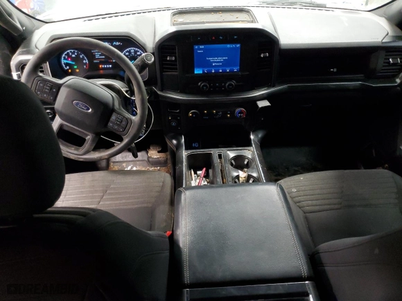 2022 Ford F-150 XL with VIN 1FTEW1EP6NKE47847, listed as a Copart auction lot 44268345 with 67,076 mi miles and Salvage Title. Bid and sale history available at carsss.com. Image 8.