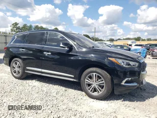 2020 Infiniti QX60 Pure with VIN 5N1DL0MN6LC532964, listed as a Copart auction lot 74000484 with 59,676 mi miles and Salvage Title. Bid and sale history available at DreamBid. Image 4.