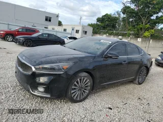 2018 Kia Cadenza Premium with VIN KNALB4J11J5123846, listed as a Copart auction lot 74694454 with 92,063 mi miles and Salvage Title. Bid and sale history available at carsss.com. Image 1.