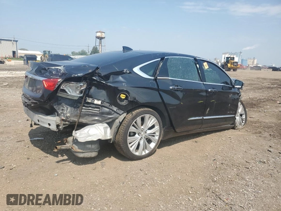 2017 Chevrolet Impala Premier with VIN 2G1145S33H9147291, listed as a Copart auction lot 59588315 with Not provided miles and Salvage title. Bid and sale history available at DreamBid. Image 3.