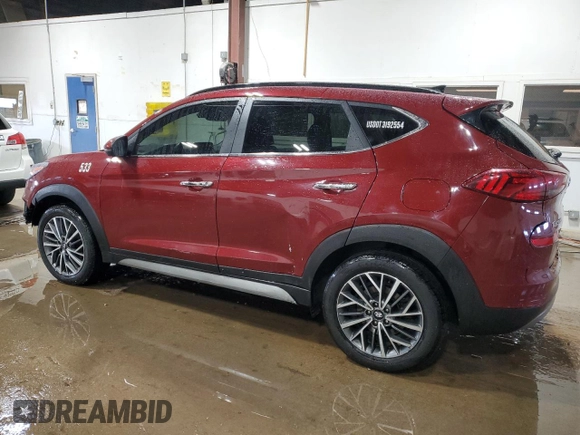 2019 Hyundai Tucson Sport z VIN KM8J3CAL3KU010311, wystawiony jako Copart lot #49225025 z przebiegiem 120 224 mil mil oraz Szkoda całkowita • Salvage title. Historia ofert i sprzedaży dostępna na DreamBid. Obrazek 2.
