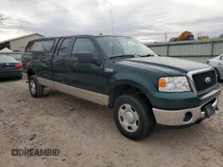 2007 Ford F-150 XLT with VIN 1FTVX14507NA54957, listed as a Copart auction lot 77713124 with 138,681 mi miles and Salvage Title. Bid and sale history available at carsss.com. Image 4.