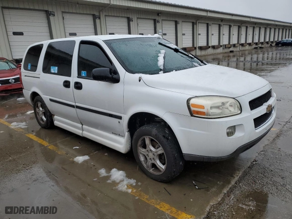 2008 Chevrolet Uplander LS Fleet with VIN 1GBDV13W18D138776, listed as a Copart auction lot 44693645 with NaN miles and Salvage Title. Bid and sale history available at carsss.com. Image 4.