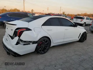 2023 Cadillac CT4-V Blackwing z VIN 1G6DL5RP6P0410806, wystawiony jako Copart lot #76096114 z przebiegiem 17 055 mil mil oraz Szkody całkowita. Historia ofert i sprzedaży dostępna na DreamBid. Obrazek 3.