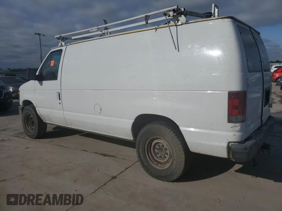 2010 Ford Econoline Cargo Commercial with VIN 1FTNE1EW1ADA07205, listed as a Copart auction lot 55904025 with 309,958 mi miles and Clean Title. Bid and sale history available at DreamBid. Image 2.