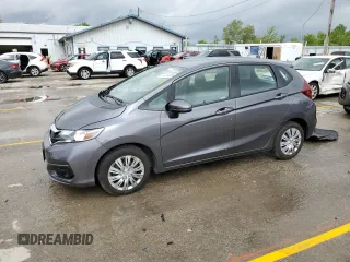 2020 Honda Fit LX with VIN 3HGGK5H48LM717200, listed as a Copart auction lot 57424845 with 43,473 mi miles and Salvage title. Bid and sale history available at DreamBid. Image 1.