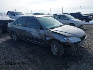2004 Honda Civic EX with VIN 2HGES26824H527792, listed as a IAAI auction lot 41566249 with 1 mi miles. Bid and sale history available at carsss.com. Image 1.