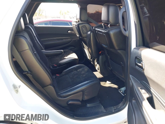 2021 Dodge Durango SRT Hellcat with VIN 1C4SDJH96MC692601, listed as a IAAI auction lot 41764490 with 27,434 mi miles and . Bid and sale history available at DreamBid. Image 8.