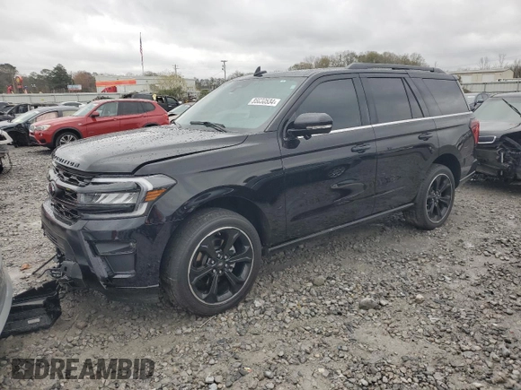 2023 Ford Expedition Limited with VIN 1FMJU1K85PEA53495, listed as a Copart auction lot 86630534 with 52,618 mi miles and Salvage Title. Bid and sale history available at carsss.com. Image 1.
