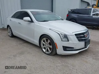 2015 Cadillac ATS Sedan Luxury RWD with VIN 1G6AB5RA0F0133666, listed as a IAAI auction lot 41858100 with 131,203 mi miles. Bid and sale history available at carsss.com. Image 1.