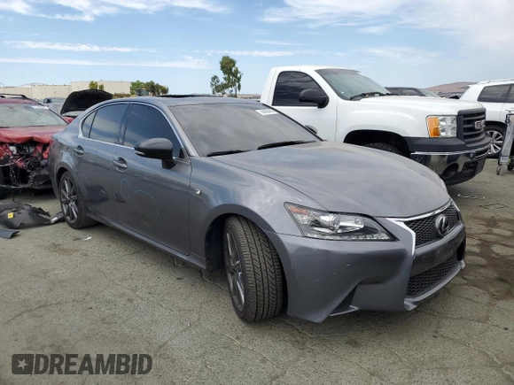 2013 Lexus GS 350 with VIN JTHBE1BLXD5014583, listed as a Copart auction lot 65839464 with 129,335 mi miles and Salvage Title. Bid and sale history available at carsss.com. Image 4.