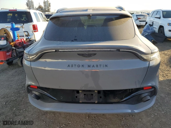 2022 Aston Martin DBX with VIN SD7VUJAW1NTV04534, listed as a Copart auction lot 87969325 with 17,373 mi miles and Salvage Title. Bid and sale history available at carsss.com. Image 6.