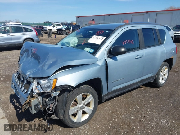 2013 Jeep Compass Latitude with VIN 1C4NJDEB2DD263920, listed as a IAAI auction lot 41832542 with 128,018 mi miles. Bid and sale history available at carsss.com. Image 17.
