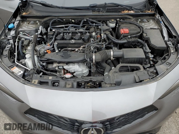 2023 Acura Integra Technology with VIN 19UDE4H69PA010549, listed as a Copart auction lot 52468955 with 25,976 mi miles and Salvage title. Bid and sale history available at DreamBid. Image 12.