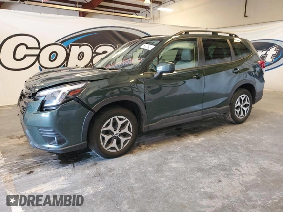 2023 Subaru Forester Premium z VIN JF2SKAECXPH434354, wystawiony jako Copart lot #63030395 z przebiegiem 54 872 mil mil oraz Szkoda całkowita • Salvage title. Historia ofert i sprzedaży dostępna na DreamBid. Obrazek 1.
