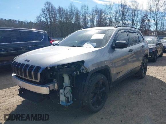 2016 Jeep Cherokee Sport with VIN 1C4PJMAS5GW348869, listed as a IAAI auction lot 41672622 with 166,330 mi miles. Bid and sale history available at carsss.com. Image 18.
