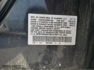 2015 Acura MDX with VIN 5FRYD3H2XFB013782, listed as a Copart auction lot 86213544 with 164,792 mi miles and Salvage Title. Bid and sale history available at carsss.com. Image 15.