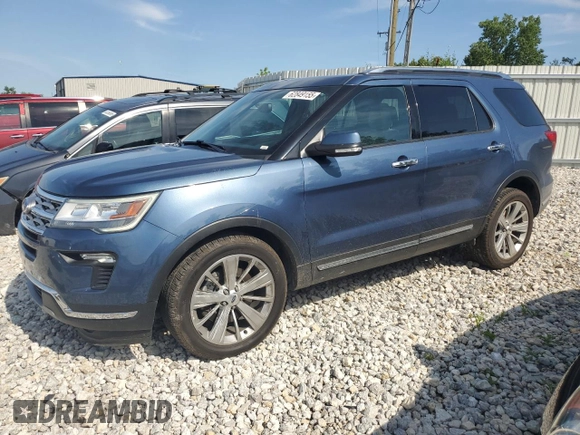 2019 Ford Explorer Limited with VIN 1FM5K8F87KGA10669, listed as a Copart auction lot 62849155 with 130,696 mi miles and Clean title. Bid and sale history available at DreamBid. Image 1.